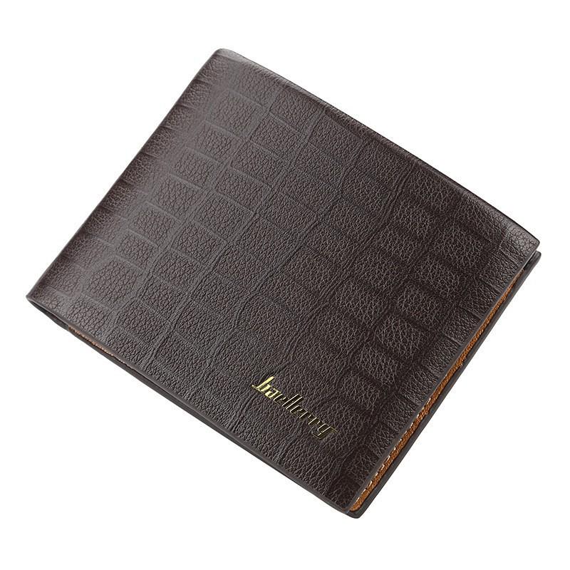 Men s Short Wallet European American Business Multi Slot 30% Discount Simple Horizontal 12X10X2