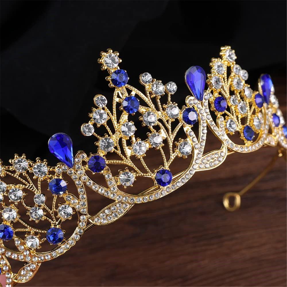 Headdress Birthday Party Bridal Headpiece Crystal Crowns Crystal Tiaras Princess Headbands