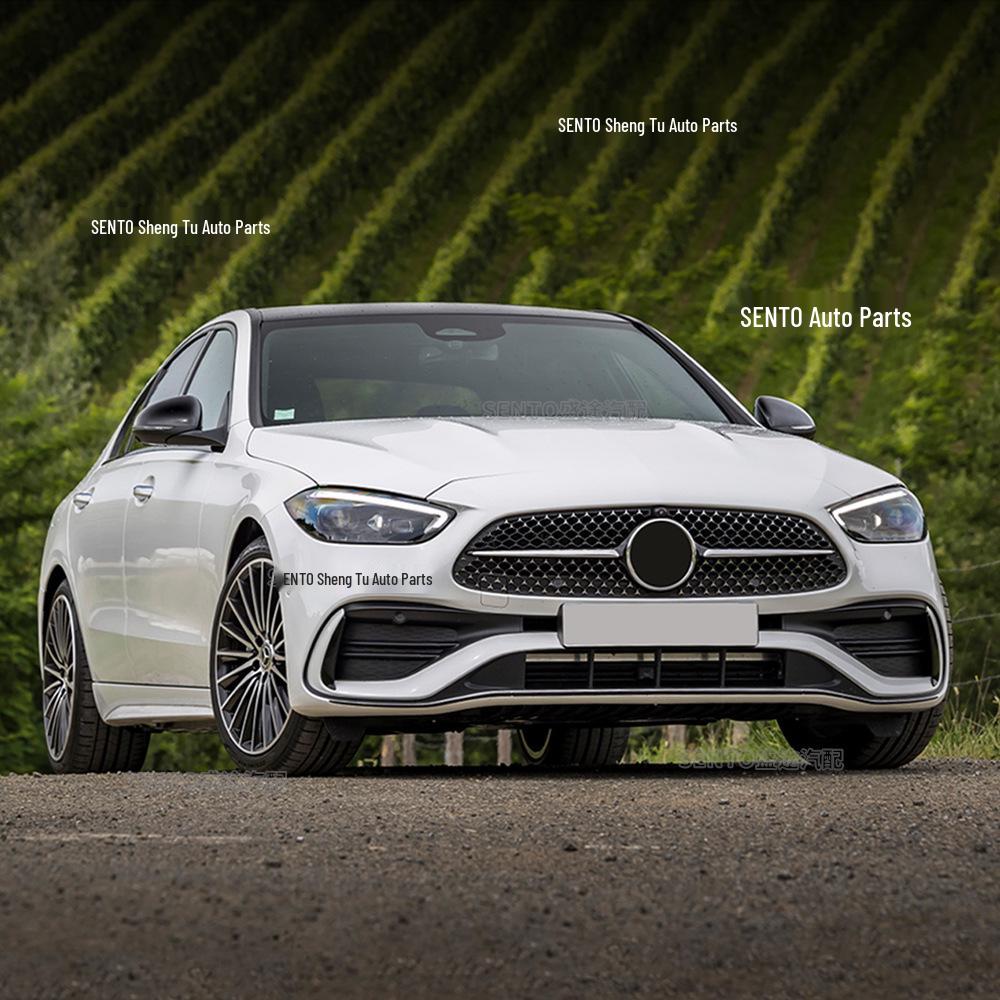 GT Vertical Bar Front Bumper Air Intake Grille for 2022+ Mercedes-Benz C-Class W206