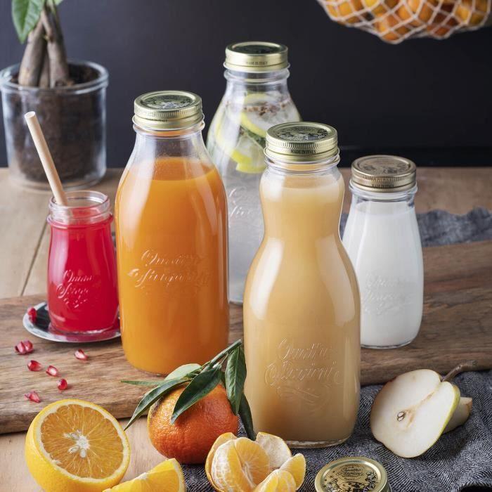 Bouteille Bormioli Rocco Quattro Stagioni Transparent verre 1 L (6 Unités)