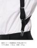 [Peace Workshop] Holster Suspenders for Men, Philip, Made In Japan, 30mm Width, Black