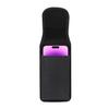 Men's Leather Vertical Belt Phone Case with Magnetic Closure for 6.1-6.7 Inch Devices - Ideal for Seniors