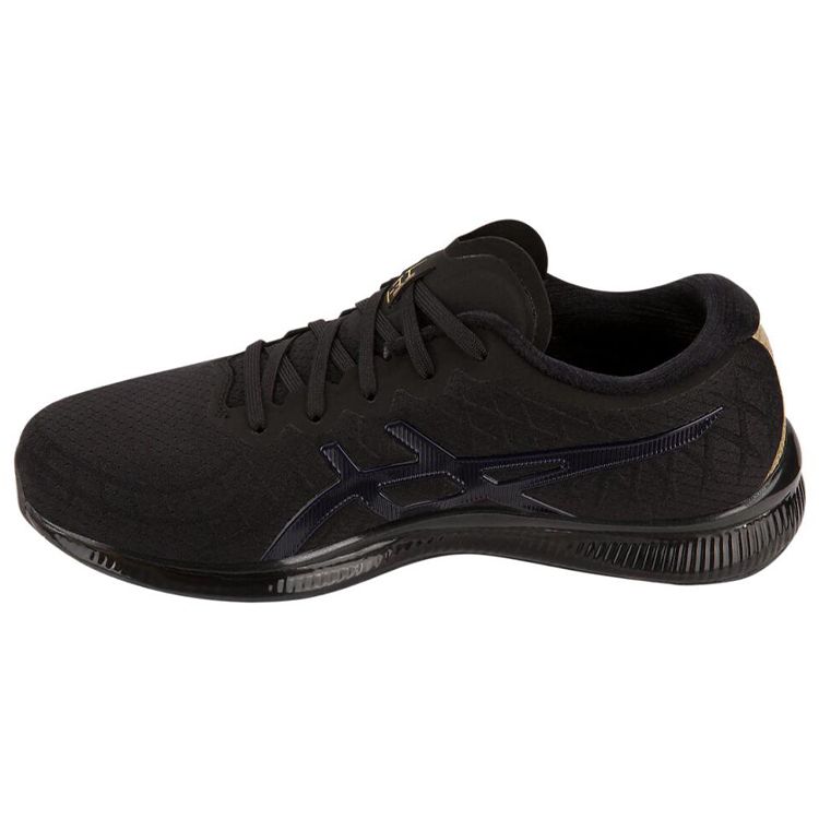 

Asics Gel-Quantum Comfortable Fabric Synthetic Leather Low-Top Running Shoes Women sneaker Black 1022A051-001 38
