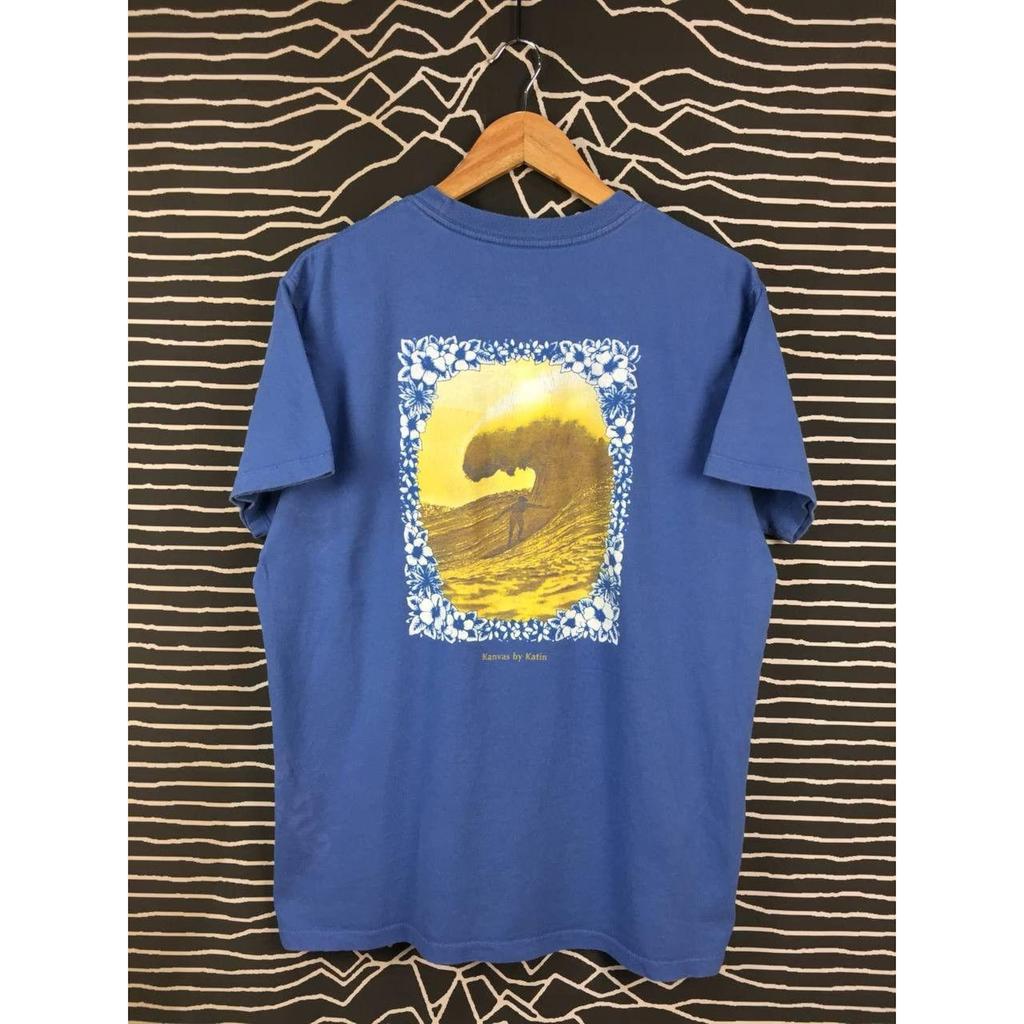 Kanvas by Katin Bio-Baumwolle Big Wave Surfer Grafik-T-Shirt