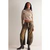 Women's Jeans Fashion Fashion Casual Women's Loose Loose Pants Medium and Low Waist Washed Denim Pants Tide