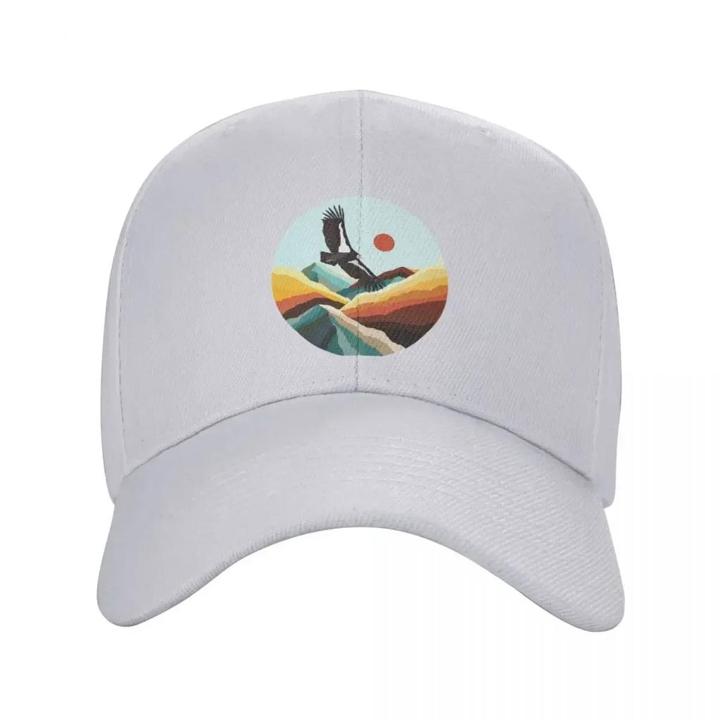 Condor in Flight Baseball Cap Streetwear tactical cap tea Hat funny hat Unisex Womens