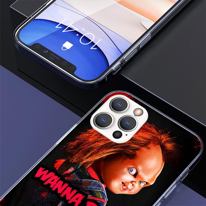 Chucky Child's Play Phone Case For iPhone 17 Air 16 Pro Max 16E 15 + 14 Plus 11 12 13 Mini 7 8 SE Gift Print Cover Fundas 17 Air
