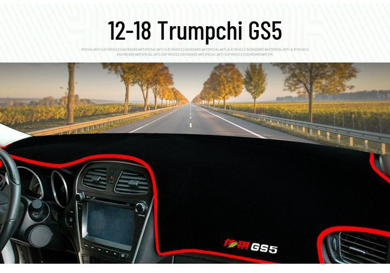 Tapis Pare-Soleil Antireflet, Isolant Thermique, Antidérapant pour Tableau de Bord GAC Trumpchi GS3 / GS8 / GM8