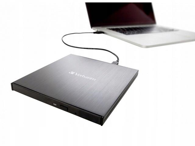 Nagrywarka zewnętrzna Verbatim CD/DVD RW USB-C 3.2 SLIM
