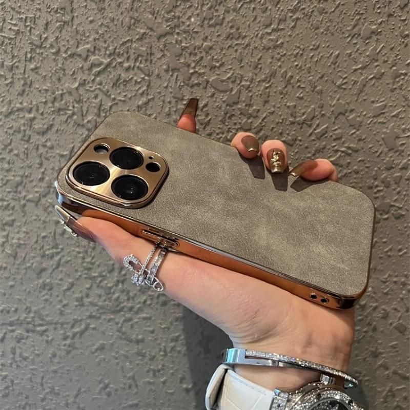 Applicable To Apple 16proMax Yangbape Mobile Phone Case Electroplated IPhone 15 Metal Lens Anti-fall 14 Protection Case
