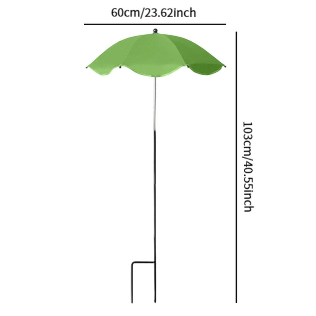 Plant Umbrella Canopy Multipurpose Easy Installation Garden Umbrella Shade Sunshade for Yard Planters Pot Outdoor Garden Beds