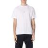 STONE ISLAND Ss23 Rückseite Buchstabendruck Rundhalsausschnitt Kurzarm Normales T-Shirt Herren Oberteile Weiß 78152NS87-V0001
