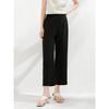 JUZI ANNACO Women's Relaxed Curved-Leg Cropped Pants