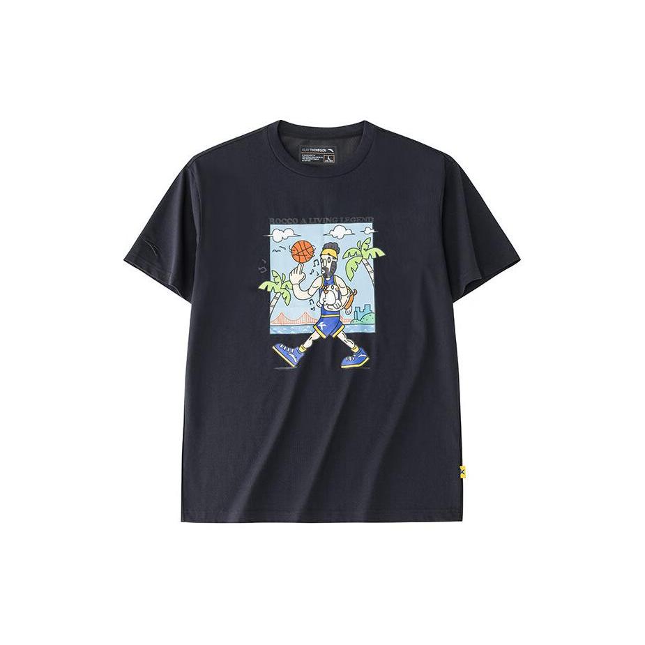 Anta Basketball Collection T Shirt Men's Basic Black 152421167-4