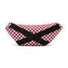 Vans Checkerboard Print Zipper Closure Polyester Chest Bag Crossbody Waist Bag Unisex bags Red VN0A2ZXX976