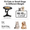 Raised Cat Bowls,Elevated for Indoor Cats with Height-Adjustable Stand Non-Slip Stainless Steel Bowl 15° Tilted Kitten