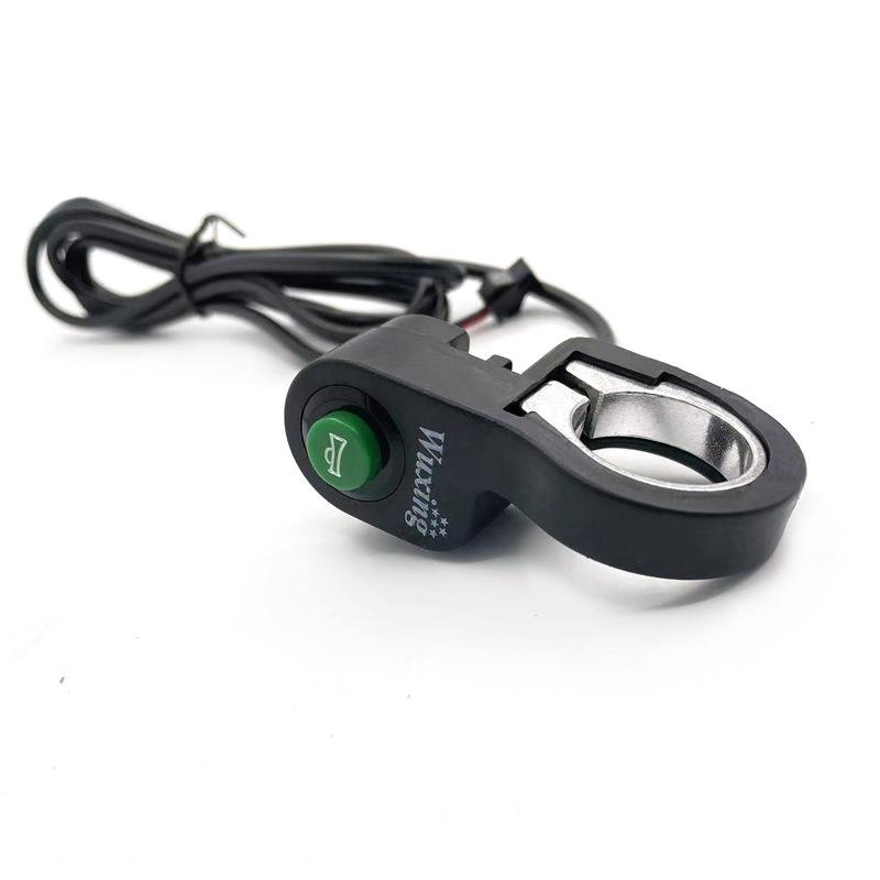 Electric Bike Horn Switch E-Bike Horn Button for 22.5mm diameter handlebars E Scooter Electric Bicycle Accessories