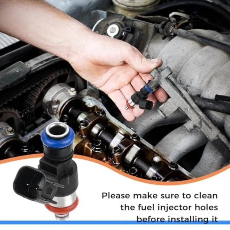 6pcs 0280158091 New Fuel Injector 4 Hole for Ford Edge Flex Fusion Taurus X Lincoln MKZ MKX MKS MKT Mazda 6 CX-9 Mercury Sable