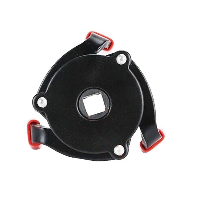 Universal Motorcycle Oil Filter Wrench Tool- Adjustable One-Way Three-Jaw Design