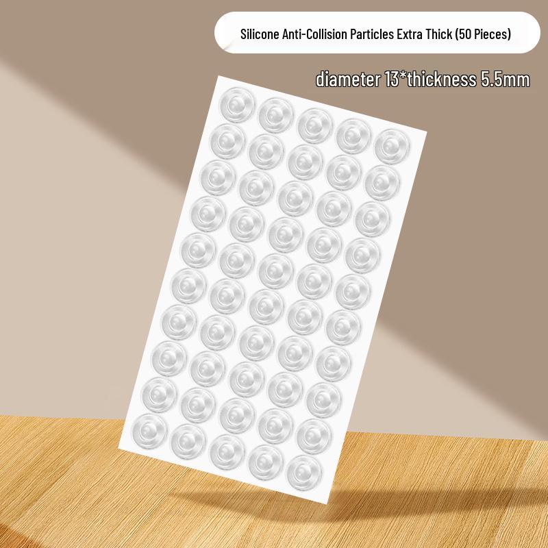 Transparent Anti-Collision Silicone Strips: Soundproof, Wear-Resistant Pads for Furniture, Doors, Windows, and Handles
