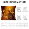 Singer S-Slimane France Pillow Case 3D Print Polyester Fiber 40*40 Cm Home Sofa Throw Pillow Cover Decoration Festival Gift