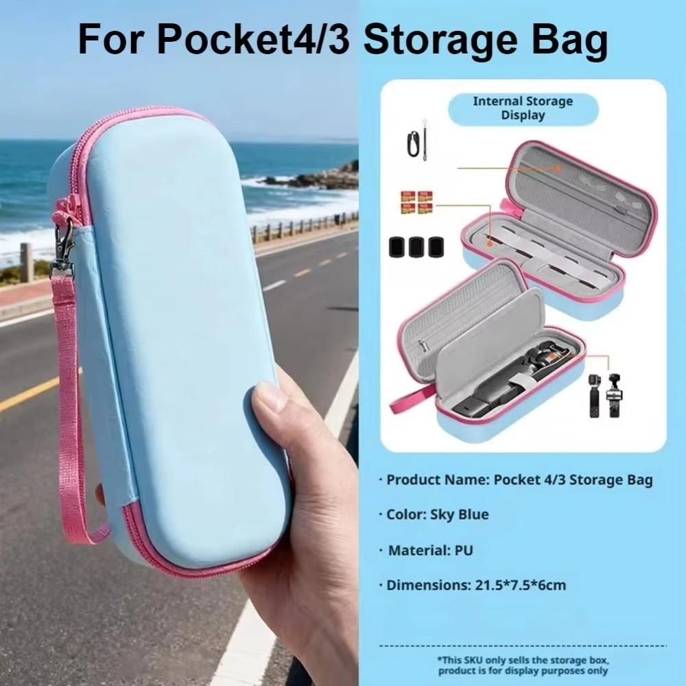 Waterproof Carrying Case Camera Organizer Case for DJI Osmo Pocket 4/3 Gimbal Camera Accessories