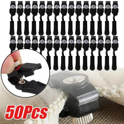 Rits Reparatieset Universeel Instant Afneembaar Ritskop Vervanging Rits Schuiver Trekker voor Jas Tassen Jas DIY Naaigereedschap