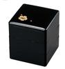 Wakaizumi Mini-Mittagessenboxen aus Lack, Design Schwarze Pflaumenblüte, 3er-Set, 4 Zoll (Schwarzes Interieur), Stufen, H-155-75A