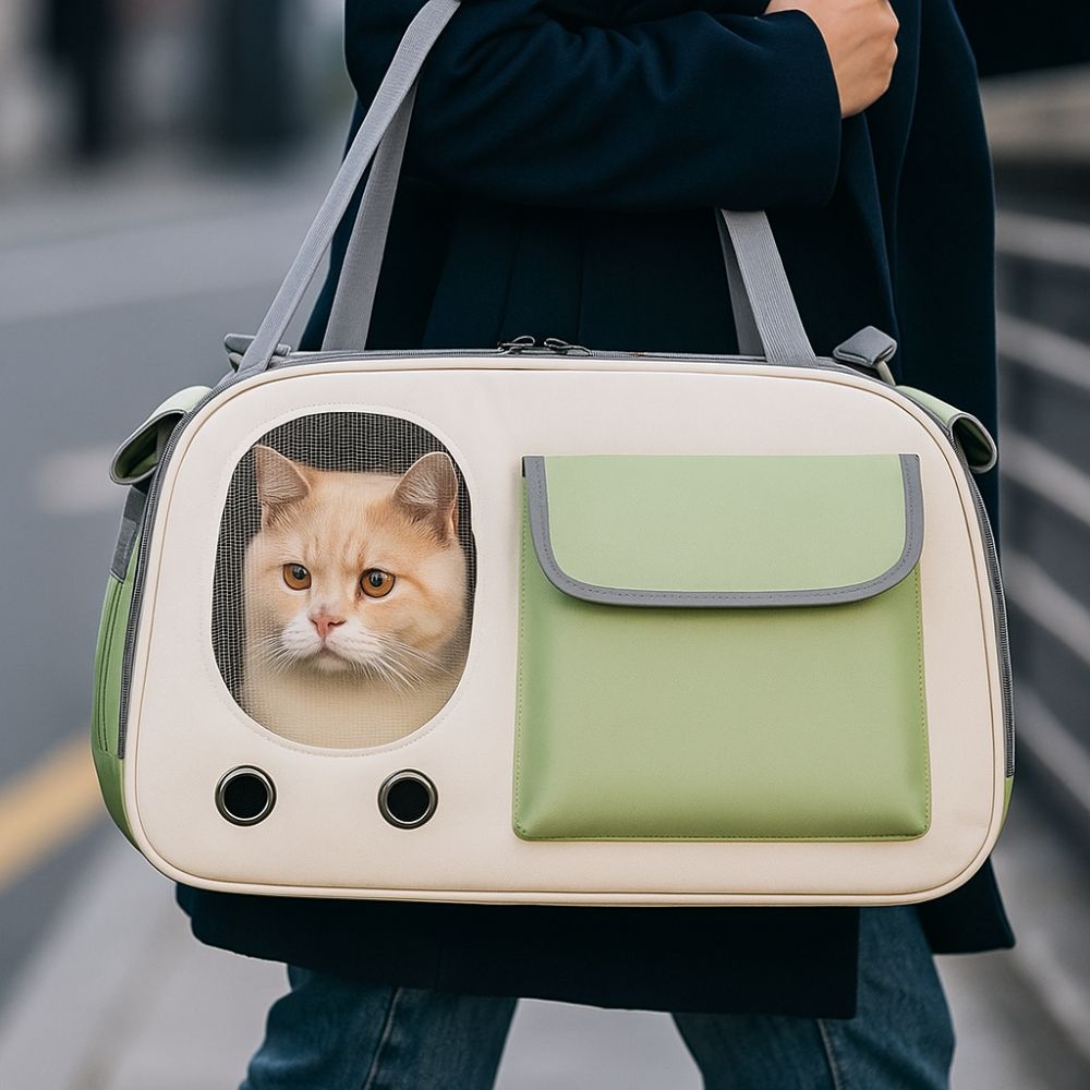 Breathable Portable Pet Carrier Adjustable Pet Shoulder Bag Puppy Transport Bag  for Dogs Cats