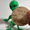 Alien Ornament Engraved Alien Decoration Desktop Ornament with Fine Engraving Design Bedroom Office Decor