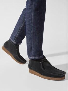 Ботинки Clarks Shacre Boot черный велюр
