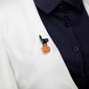 Cartoon All-match Halloween Pumpkin Cat Brooch Chic Unique Breastpin