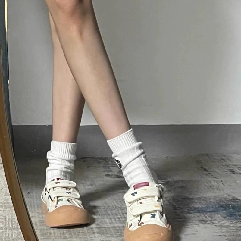 Niche Baby Shoes Women's Autumn New Platform Casual Versatile Cute Cute Cute Big Head Shoes Little White Shoes Sports Board Shoes