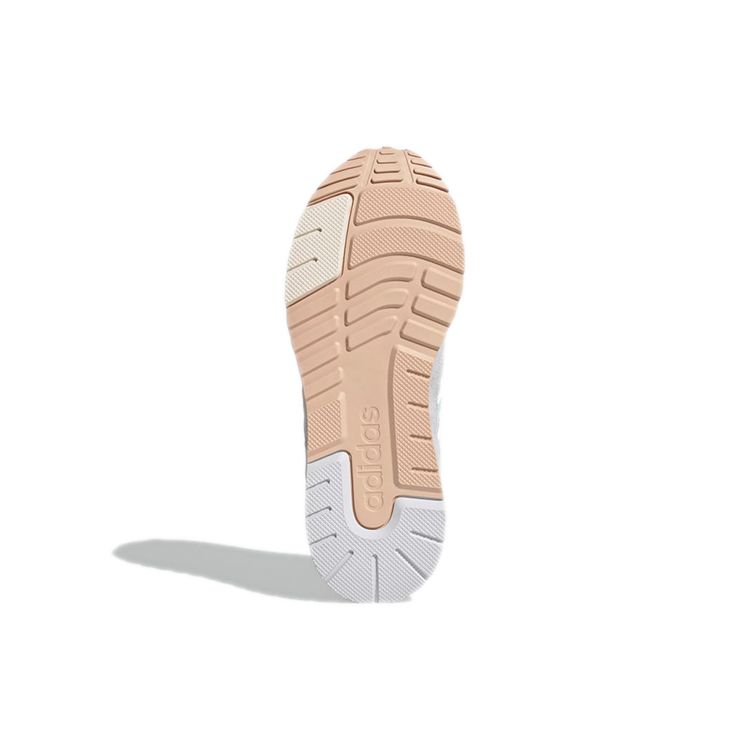 Adidas Neo Run 80s Comfortable Fabric Leather Non-Slip Wear-Resistant Low-Top Running Shoes Women Sneaker Gray Blue GV7301