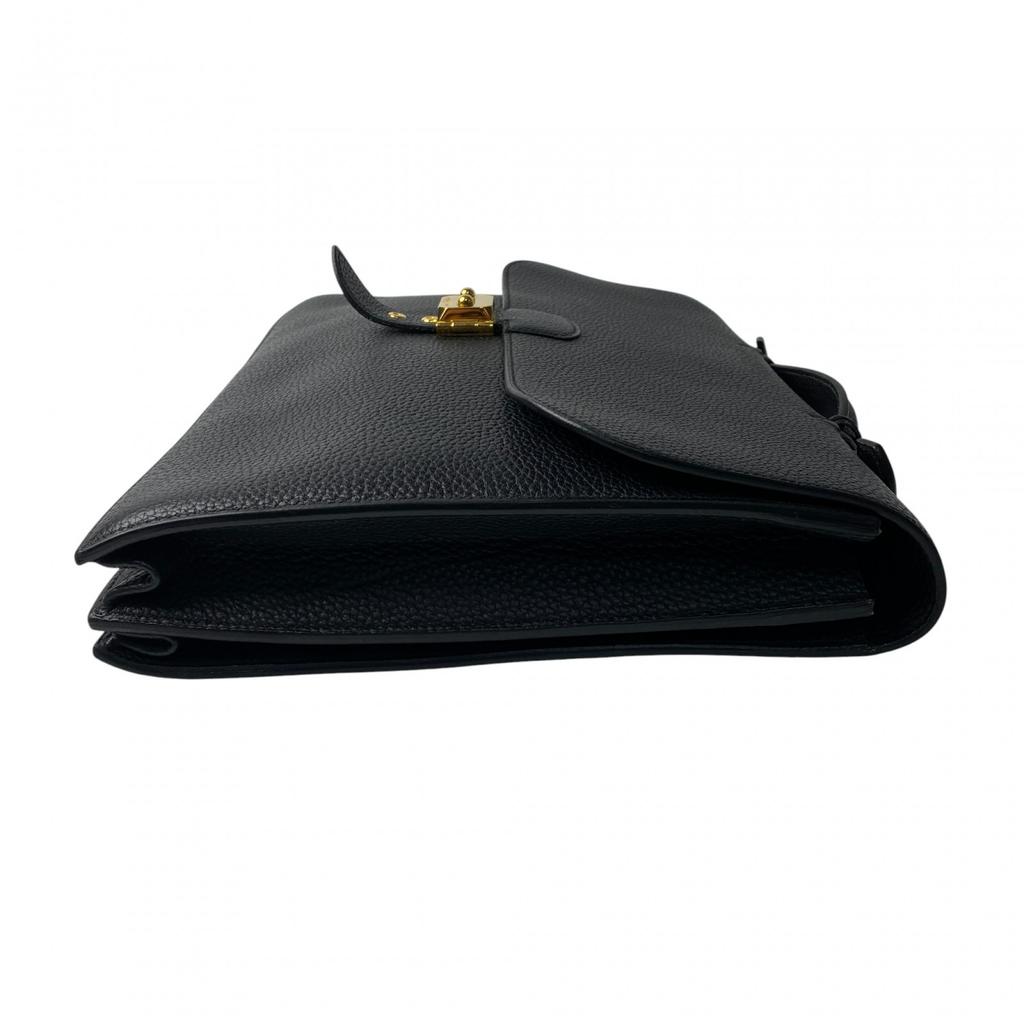 Used HERMESBusiness Bag Black Togo/leather Mens