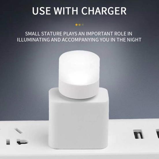 USB Licht Tragbar Mini Computer Strom Augenschutz Bankbetrieben LED Nachtlampe