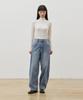 RYUL+WAI Denim Curved Wide Fit Pants Blue F6