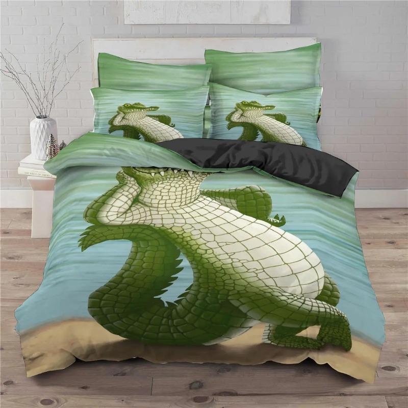 Kids Bedding Set Dinosaur Bedroom Set Duvet Cover Pillowcase Teen Girl Bedroom Comforter Set Twin Size Cute Bed Set Dropshipping