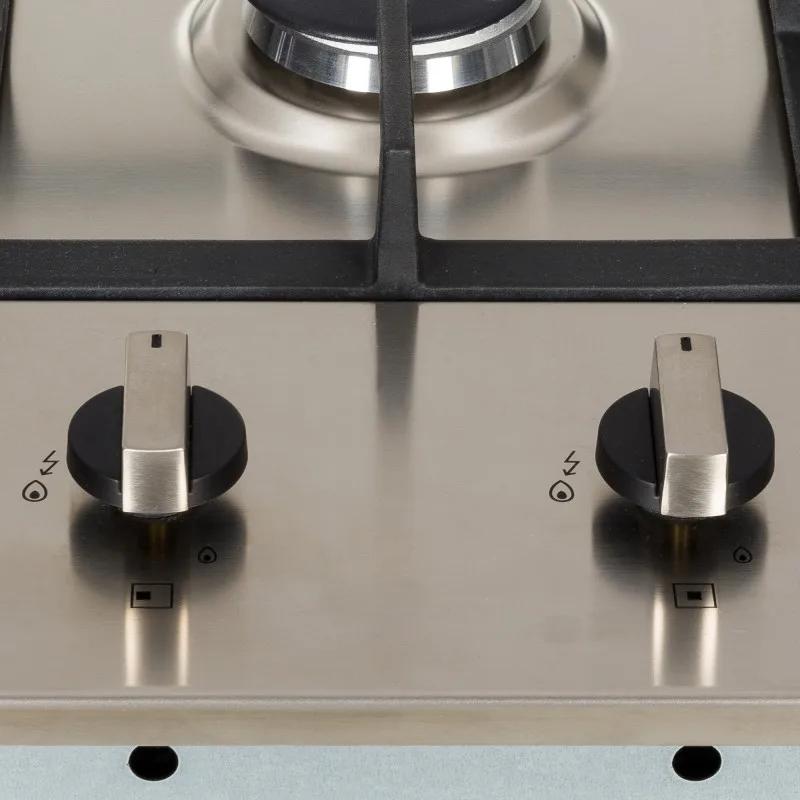 Fagor - 4fh-112glstx - Inox - Table De Cuisson Gaz 4 Feux - Triple Couronne - Encastrable