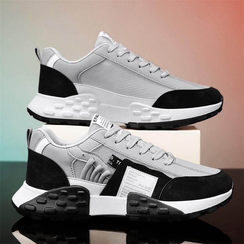 2024 Fashion Men Sneakers Casual Shoes Cushioning Non-Slip Outdoor Sports Shoes Gym Training Athletic Vulcanize Shoes