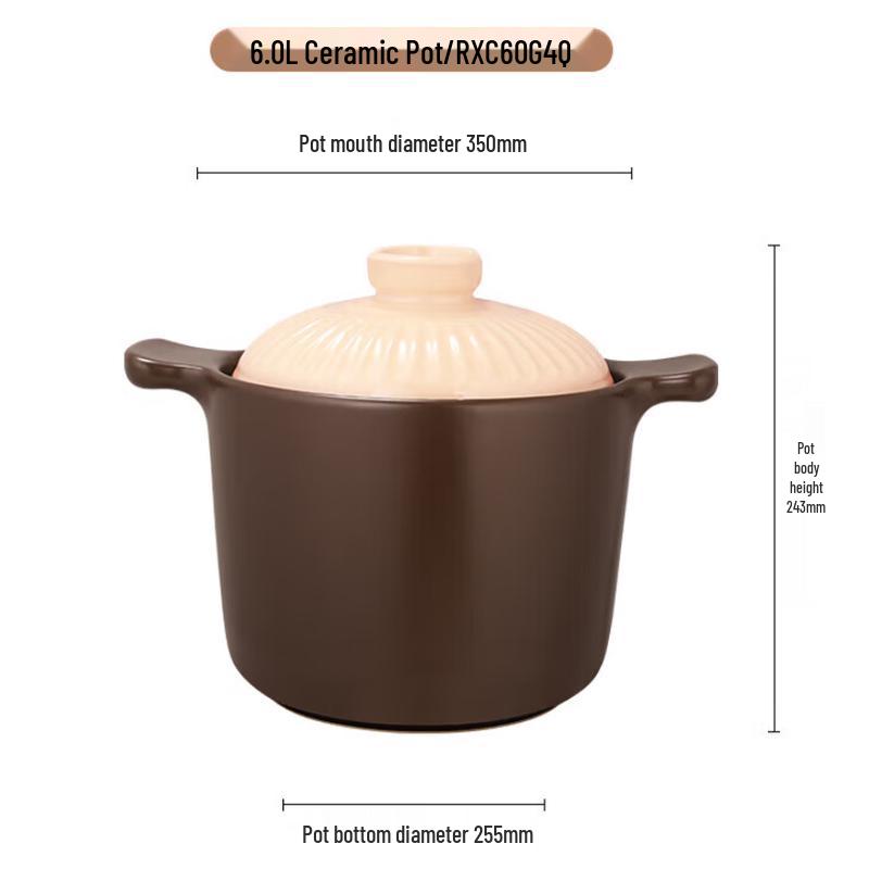 ASD Beloved II Ceramic Stew Pot 6L