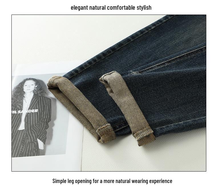Women's High-Waisted Slimming Harem Jeans - Versatile, Loose-Fit Casual Pants