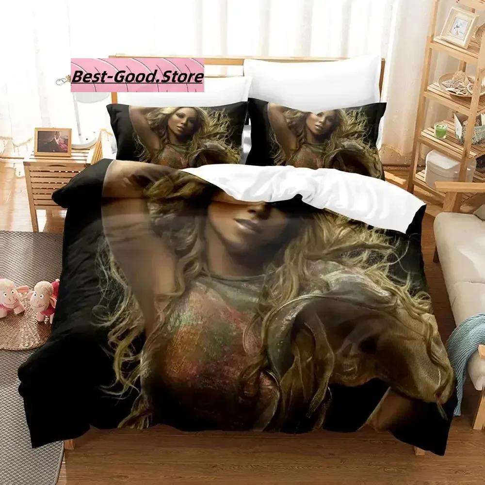 

Mariah Carey Beding Set Single Twin Ful Quen King-Sized Dimensionsd Dimensions Bed Linen Set Aldult Kid Bedrom Duvetcover Sets 3D Kawai bed shet set 135*200cm Eu-Single