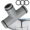 Pool Pipe Connector 1.25inch Swimming Pool Pipe Extension Connection Head For 1-1/4inch Hose Swimming Pool Hose Accessories