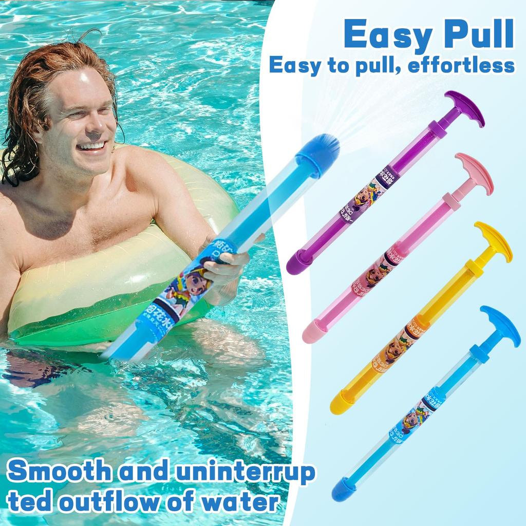 (Random Color) Fireworks Water Children's Beach Toy Water Spray Pull Type