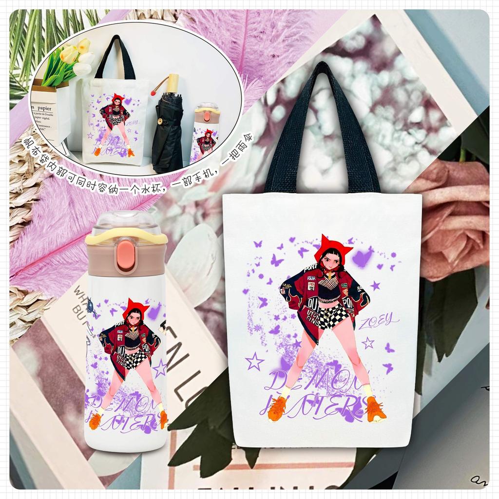 Kpop Witch Hunt Team Cute Cartoon Insulated Cup Children's 304 Stainless Steel Portable Water Cup