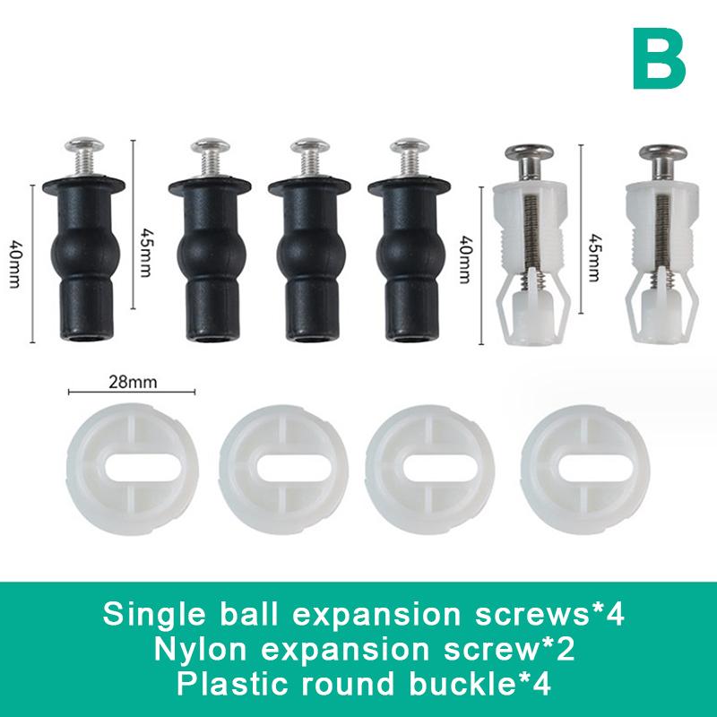

Винты для сиденья унитаза Гайка Крышка Верхняя фиксация Глухое отверстие Комплекты для крепления Аксессуары для ванной комнаты Запасные винты для сиденья унитаза B