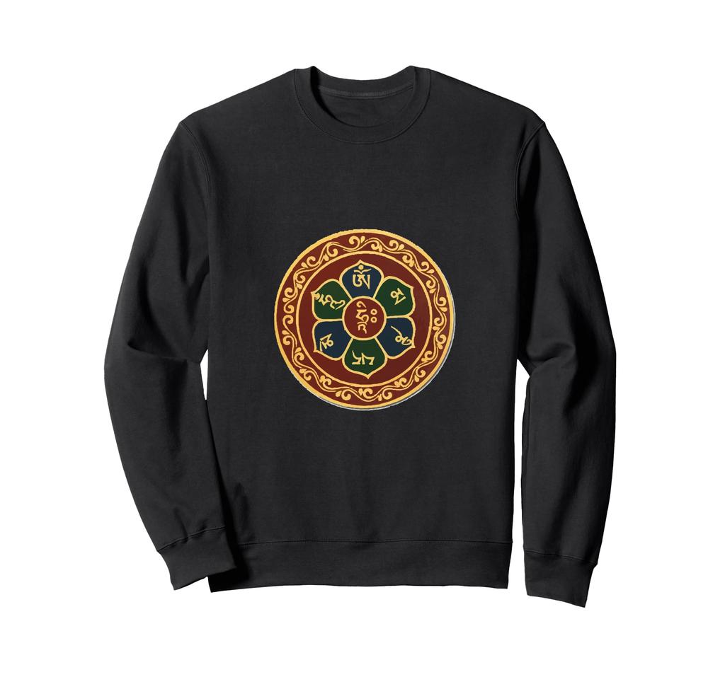 Mandala Buddha Tibetan Buddhism Om Buddhist Chant Monk Gift Sweatshirt