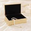 Zinc Alloy Trinket Storage Box Gold Metal Jewelry Box Jewelry Boxes Keepsake Box Home Decor