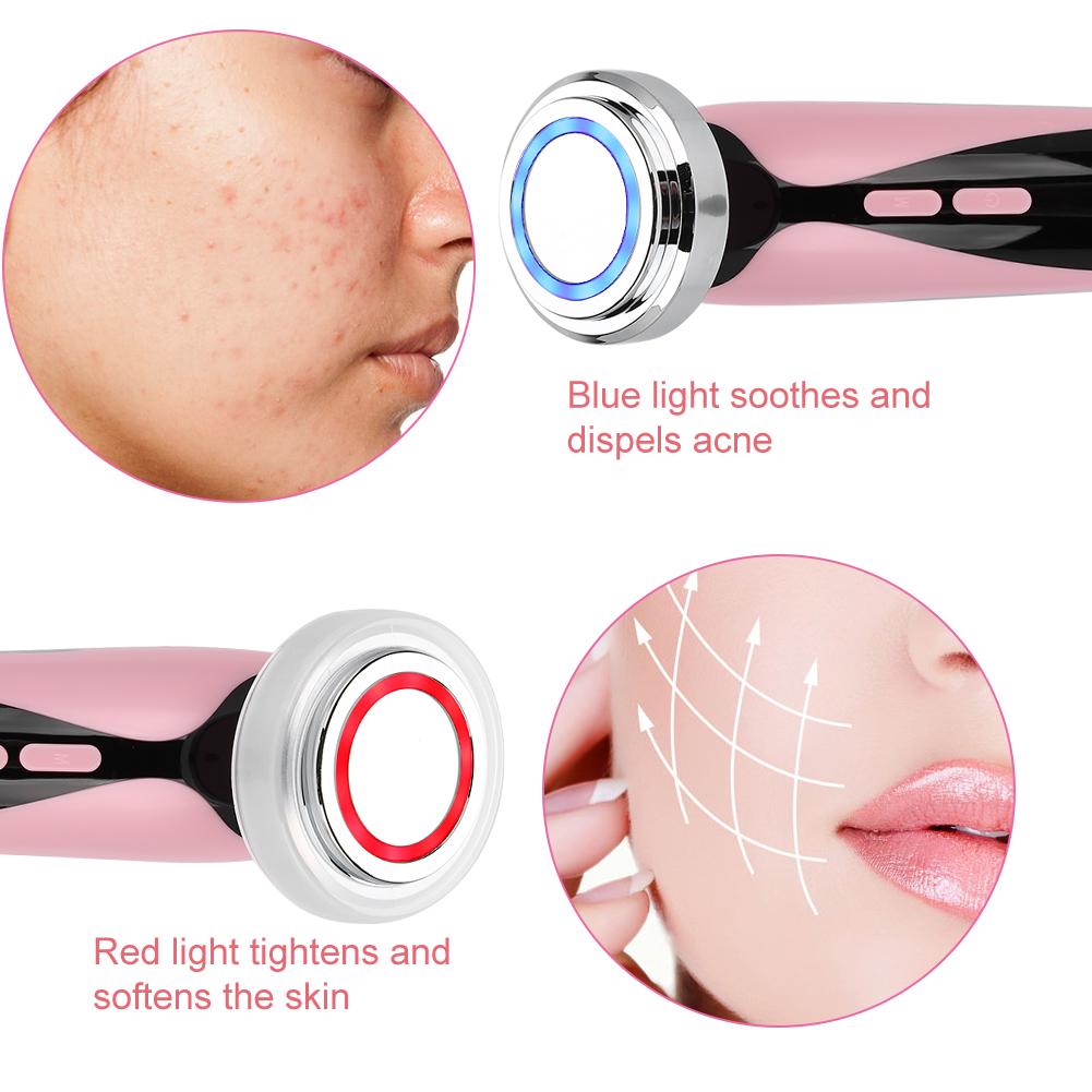 Imports Export Face Machine EMS Red Blue Light Therapy Skin Rejuvenation Machine